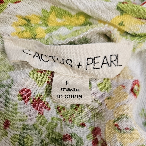 Cactus and Pearl Mini Floral Dress - Picture 2 of 16